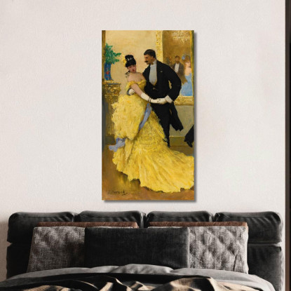 Danza Jean Béraud jbr35 quadro stampato su tela