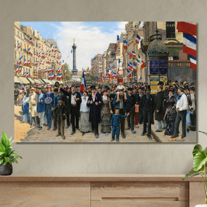La Marsigliese Jean Béraud jbr36 quadro stampato su tela
