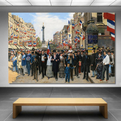 La Marsigliese Jean Béraud jbr36 quadro stampato su tela