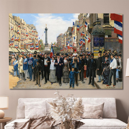 La Marsigliese Jean Béraud jbr36 quadro stampato su tela