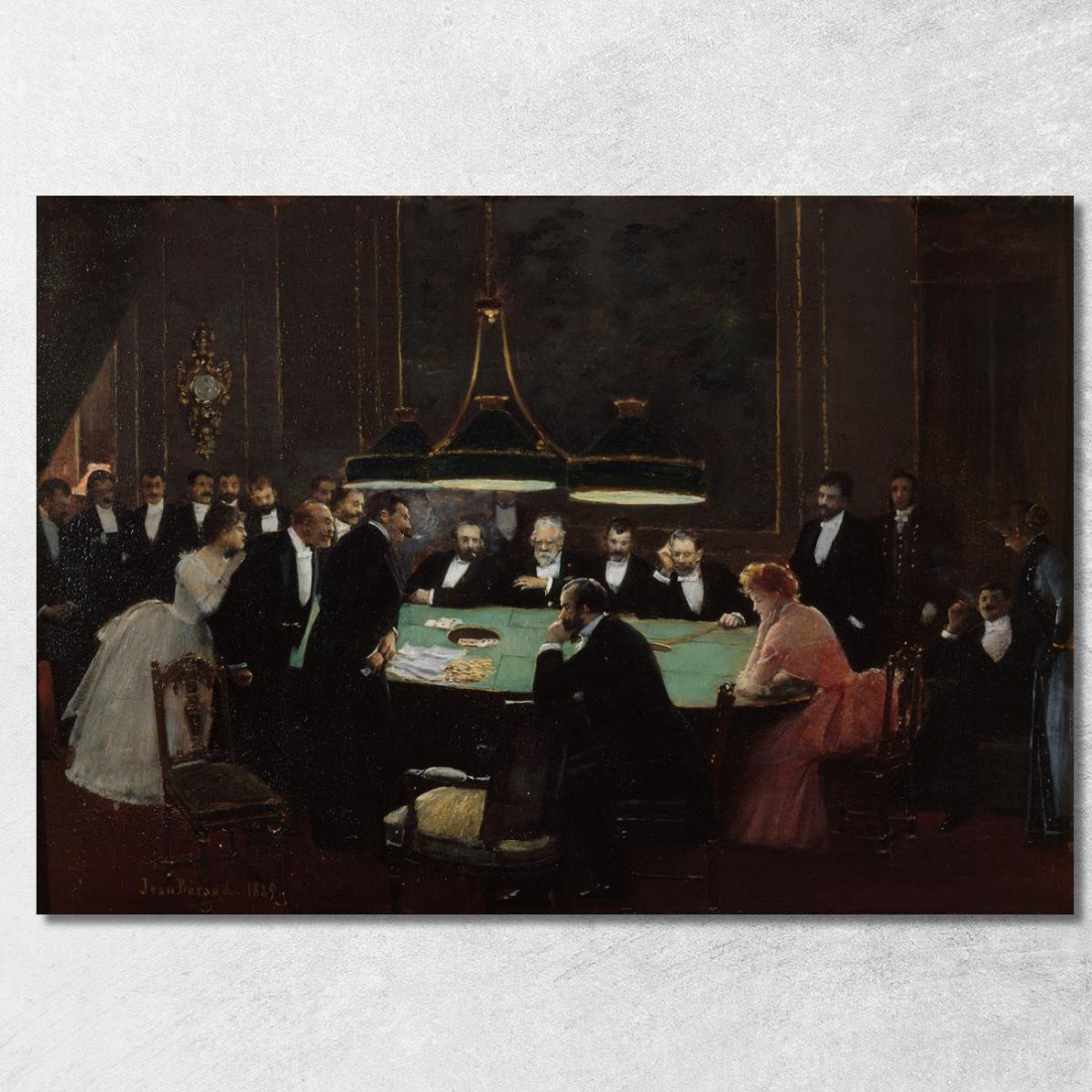 La Sala Giochi Jean Béraud jbr40 quadro stampato su tela