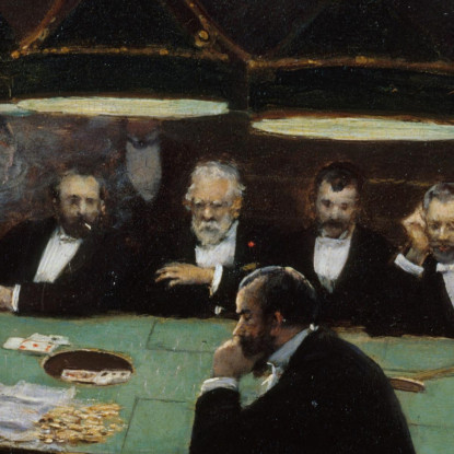 La Sala Giochi Jean Béraud jbr40 quadro stampato su tela