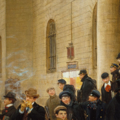 Lasciare Il Liceo Condorcet Jean Béraud jbr44 quadro stampato su tela