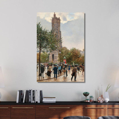 La Torre Di San Giacomo Jean Béraud jbr46 quadro stampato su tela