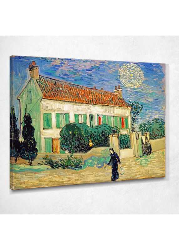 ✨ Quadri su tela 🖼️ Notte Alla Casa Bianca Van Gogh Vincent : crea  un'atmosfera raffinata in ogni stanza