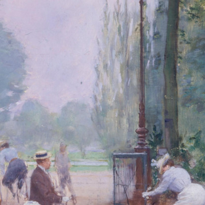 Lo Chalet Du Cycle Nel Bois De Boulogne Jean Béraud jbr57 quadro stampato su tela