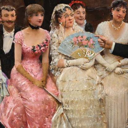 Il Monologo Jean Béraud jbr60 quadro stampato su tela