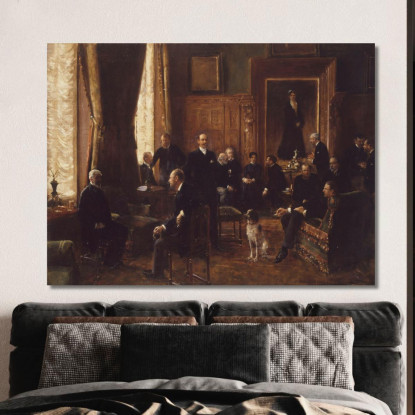 Il Soggiorno Della Contessa Potocka Jean Béraud jbr63 quadro stampato su tela