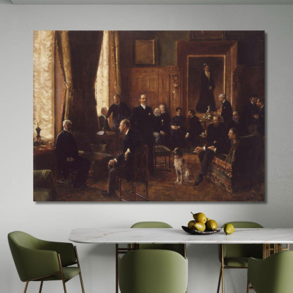 Il Soggiorno Della Contessa Potocka Jean Béraud jbr63 quadro stampato su tela
