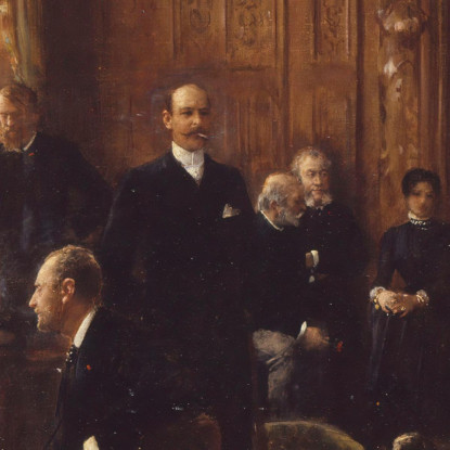 Il Soggiorno Della Contessa Potocka Jean Béraud jbr63 quadro stampato su tela