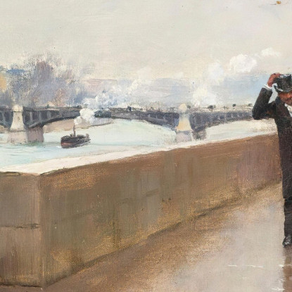 Il Vento Jean Béraud jbr65 quadro stampato su tela