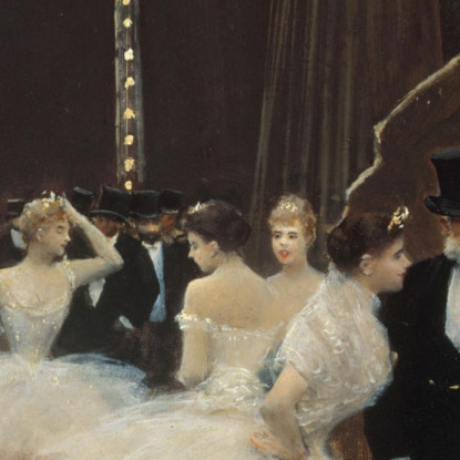 Dietro Le Quinte Dell'Opera Di Parigi Jean Béraud jbr69 quadro stampato su tela