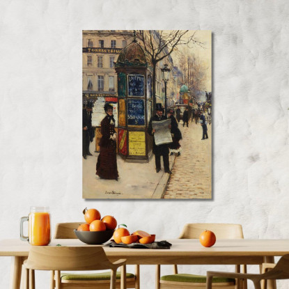 I Grandi Viali Jean Béraud jbr72 quadro stampato su tela