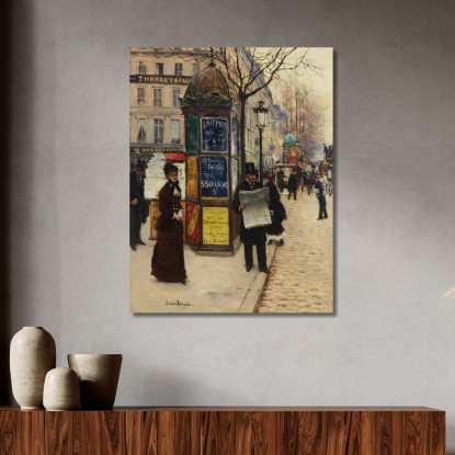 I Grandi Viali Jean Béraud jbr72 quadro stampato su tela