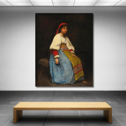 L'Italiano Jean Béraud jbr78 quadro stampato su tela