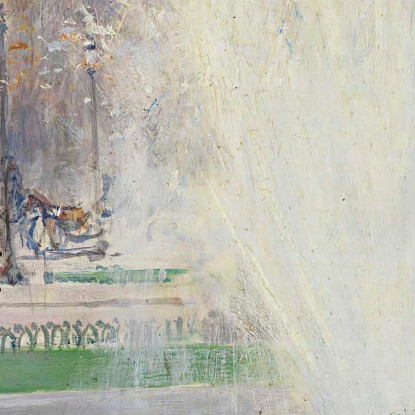 Parigino Alla Rotonda Degli Champs-Élysées Jean Béraud jbr82 quadro stampato su tela