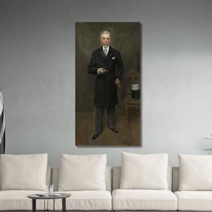 Ritratto Di Sir Campbell Clarke Jean Béraud jbr87 quadro stampato su tela