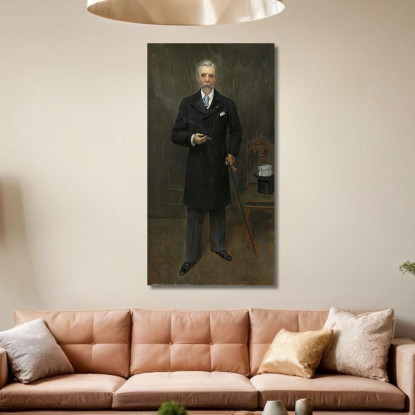 Ritratto Di Sir Campbell Clarke Jean Béraud jbr87 quadro stampato su tela