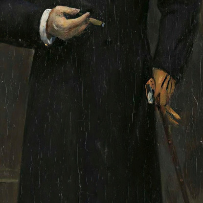 Ritratto Di Sir Campbell Clarke Jean Béraud jbr87 quadro stampato su tela
