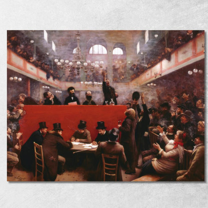 Sala Graffard  Jean Béraud jbr91 quadro stampato su tela