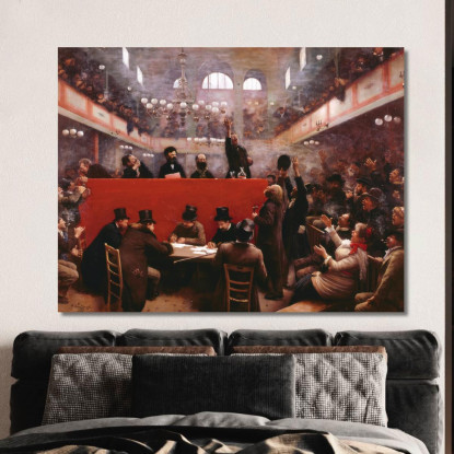 Sala Graffard  Jean Béraud jbr91 quadro stampato su tela