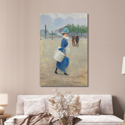 In Place De La Concorde Jean Béraud jbr97 quadro stampato su tela