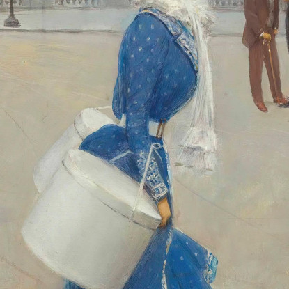 In Place De La Concorde Jean Béraud jbr97 quadro stampato su tela