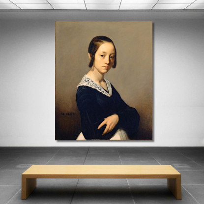 Louise-Antoinette Feuardent Jean-François Millet jfm34 quadro stampato su tela