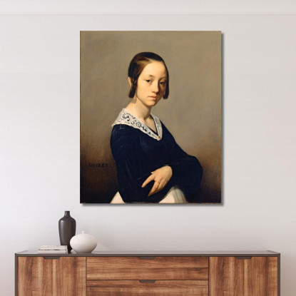 Louise-Antoinette Feuardent Jean-François Millet jfm34 quadro stampato su tela