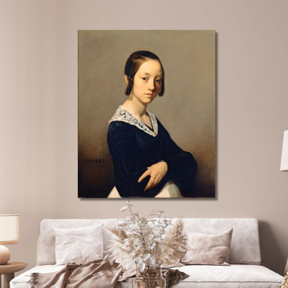 Louise-Antoinette Feuardent Jean-François Millet jfm34 quadro stampato su tela