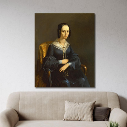 Signora Valmont Jean-François Millet jfm36 quadro stampato su tela