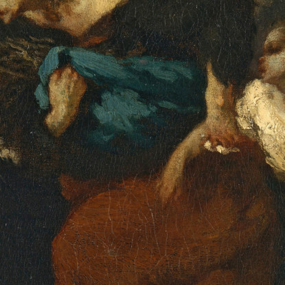 Ritirata Dalla Tempesta Jean-François Millet jfm54 quadro stampato su tela