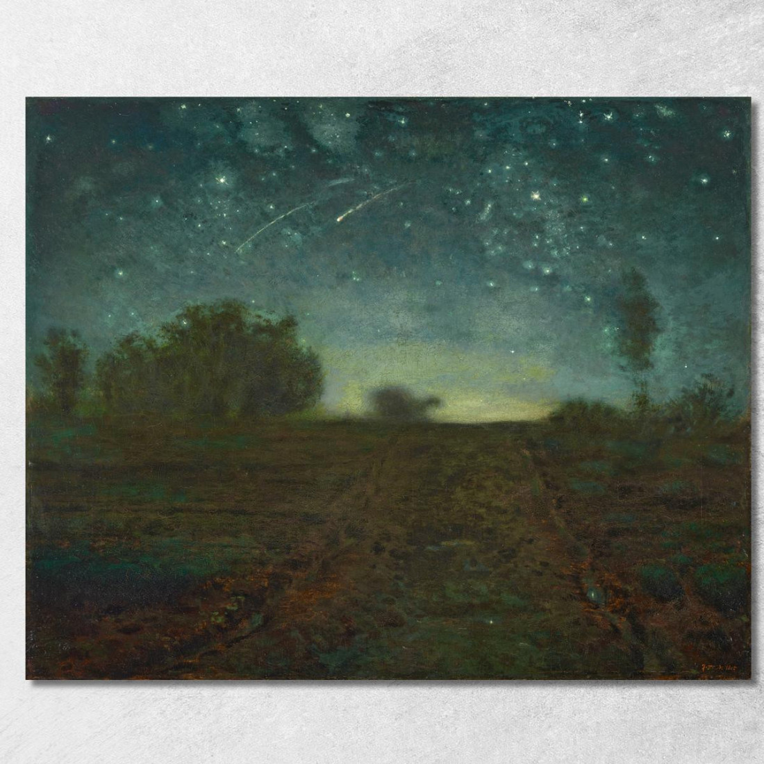 Notte Stellata Jean-François Millet jfm64 quadro stampato su tela