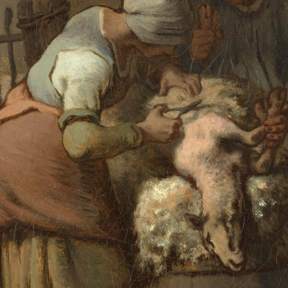 I Tosatori Jean-François Millet jfm77 quadro stampato su tela