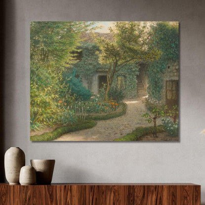 La Casa Di Théodore Rousseau A Barbizon Jean-François Millet jfm83 quadro stampato su tela