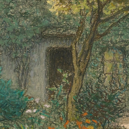 La Casa Di Théodore Rousseau A Barbizon Jean-François Millet jfm83 quadro stampato su tela