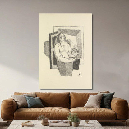 Come Una Moglie Ha Una Mucca 1 Juan Gris jgr4 quadro stampato su tela