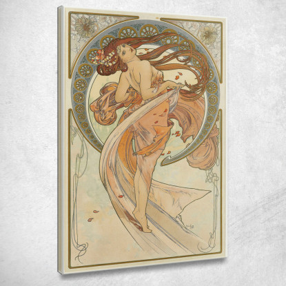 Le Arti 2 Alphonse Mucha amu115 quadro stampato su tela