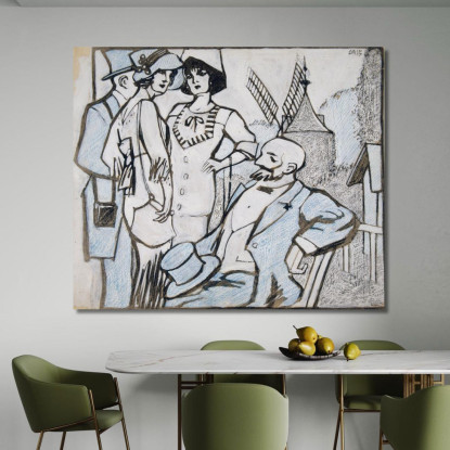 Alle Gare Di Longchamps Juan Gris jgr9 quadro stampato su tela
