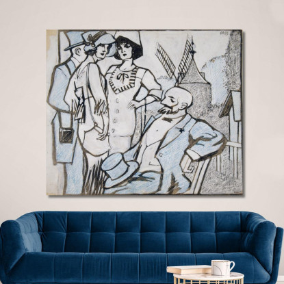 Alle Gare Di Longchamps Juan Gris jgr9 quadro stampato su tela
