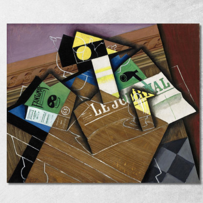 Fantasmi Juan Gris jgr22 quadro stampato su tela