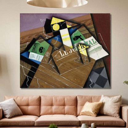 Fantasmi Juan Gris jgr22 quadro stampato su tela