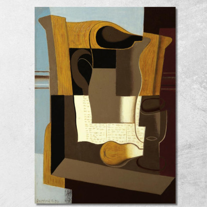 Le Broc Juan Gris jgr40 quadro stampato su tela