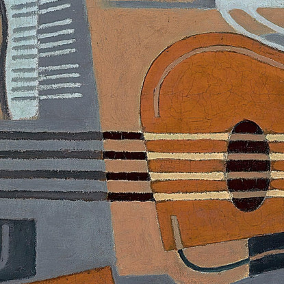 Il Tavolo Con Piedistallo Juan Gris jgr43 quadro stampato su tela