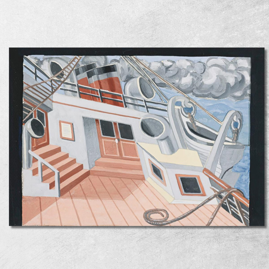 Il Ponte Di Una Sedia A Sdraio Juan Gris jgr44 quadro stampato su tela