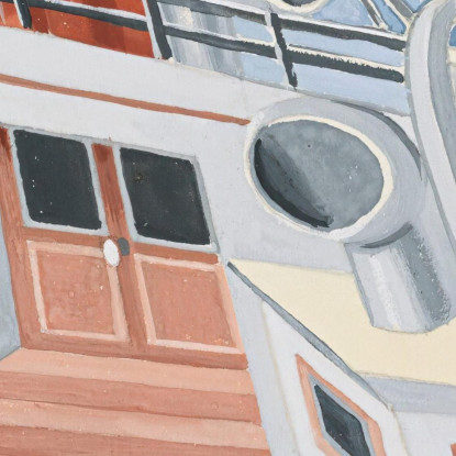 Il Ponte Di Una Sedia A Sdraio Juan Gris jgr44 quadro stampato su tela