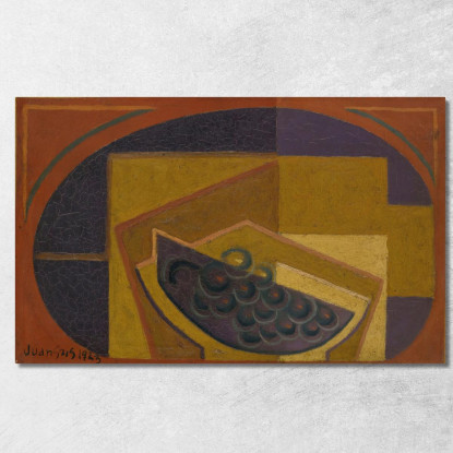 L'Uva Nera Juan Gris jgr45 quadro stampato su tela
