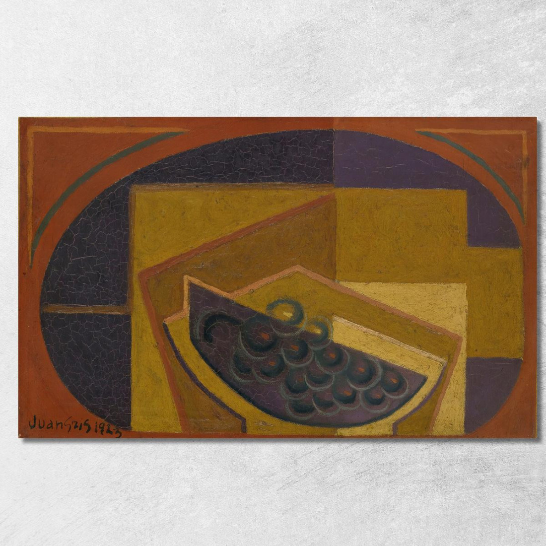 L'Uva Nera Juan Gris jgr45 quadro stampato su tela