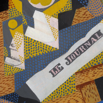 Giornale E Piatto Di Frutta Juan Gris jgr56 quadro stampato su tela