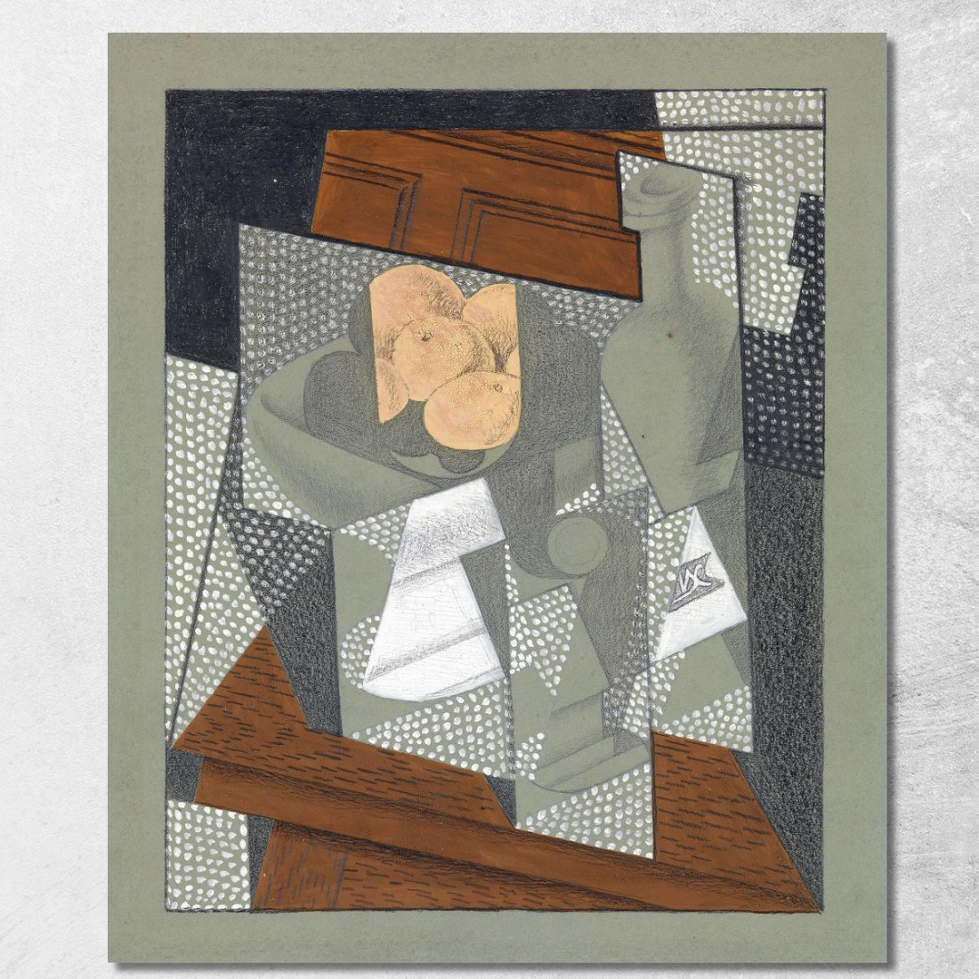 La Ciotola Di Frutta Juan Gris jgr68 quadro stampato su tela